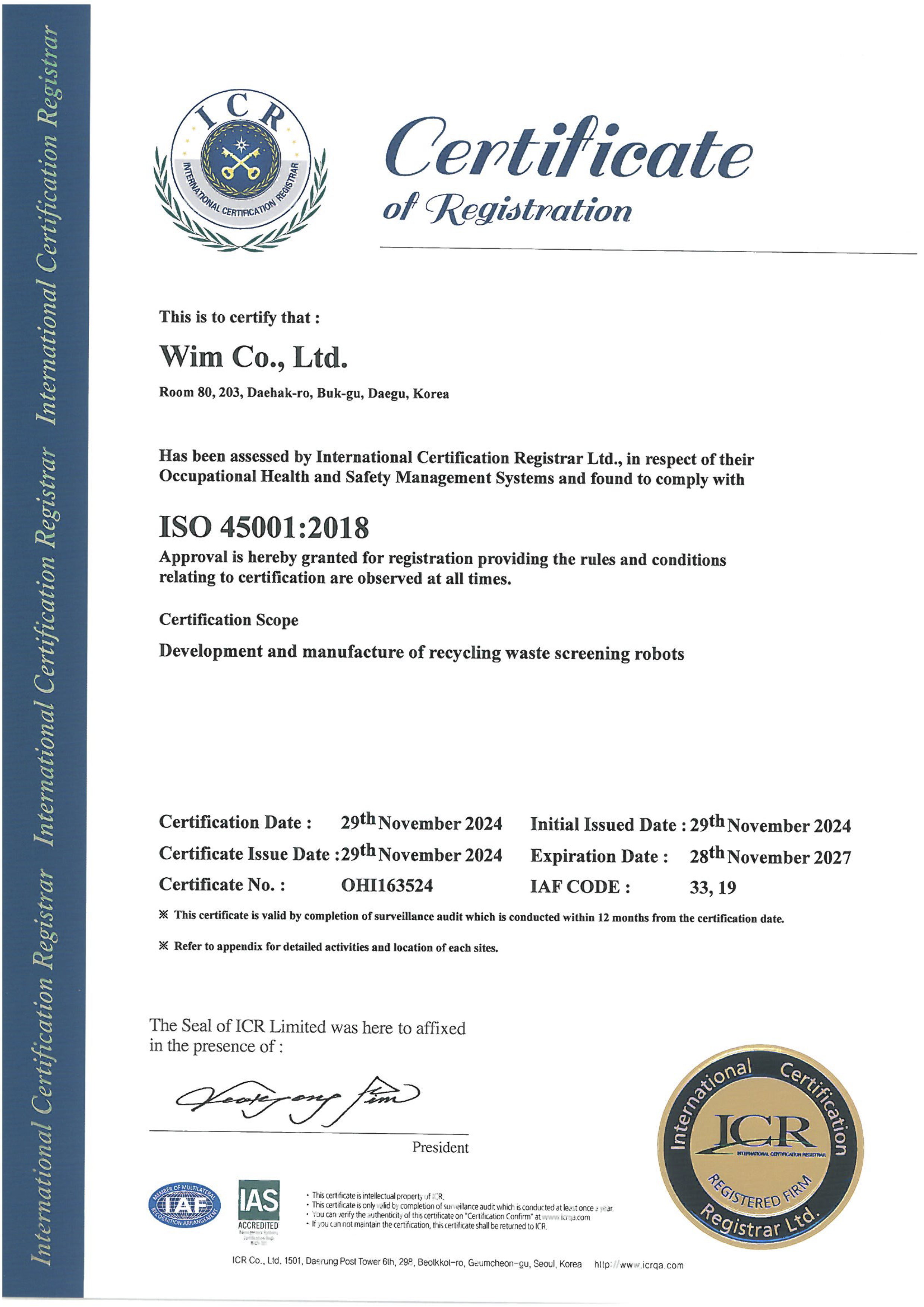 ISO 45001:2018